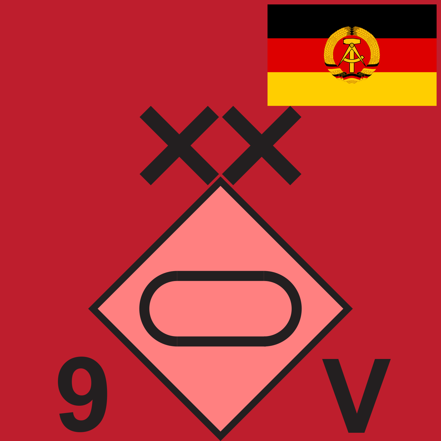 RED GDR 9 TD 1989